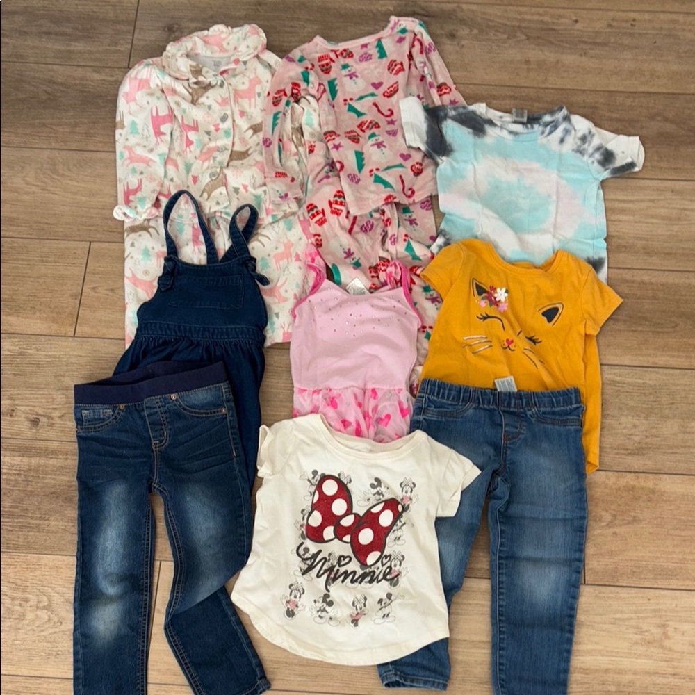 Kids Clothing Bundle - Disney, Denim, and More